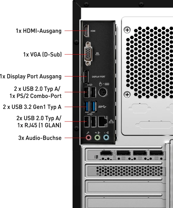 MSI MEG Infinite S3 12th 12TG-278AT, Core i7-12700F, 16GB RAM, 1TB SSD, 1TB HDD, GeForce RTX 3060 Ti LHR