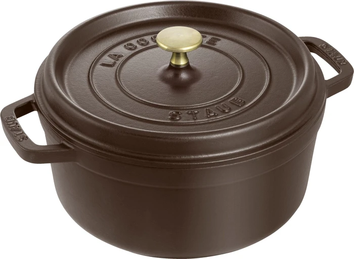 Zwilling Staub Cocotte Schmortopf rund 22cm 2.6l chocolate