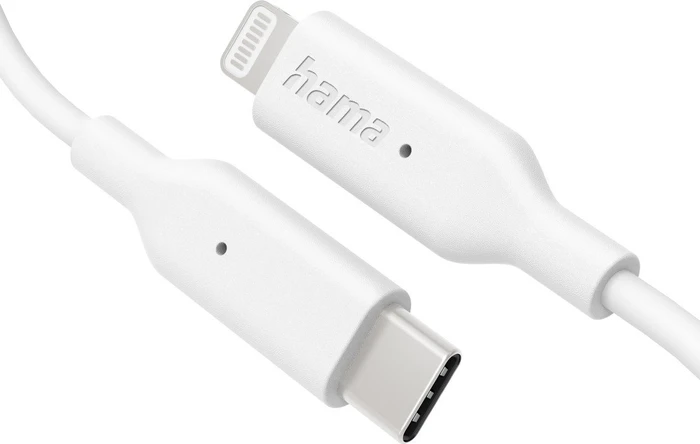 Hama Ladekabel USB-C/Lightning 1m weiß