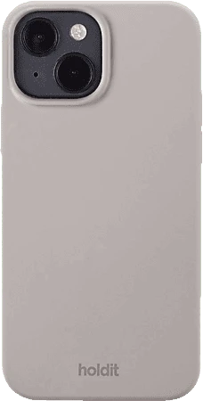 Holdit Silicone Case für Apple iPhone 15 taupe