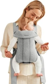 BabyBjörn Mini 3D Jersey Babytrage hellgrau