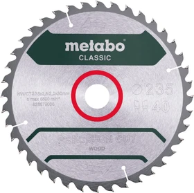 Metabo Precision Cut Wood Classic Kreissägeblatt 40Z, 235x2x30mm, 1 Stück