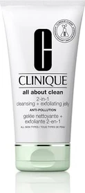 Clinique All About Clean 2-in-1 Cleansing + Exfoliating Jelly Anti-Pollution Reinigungsgel, 150ml