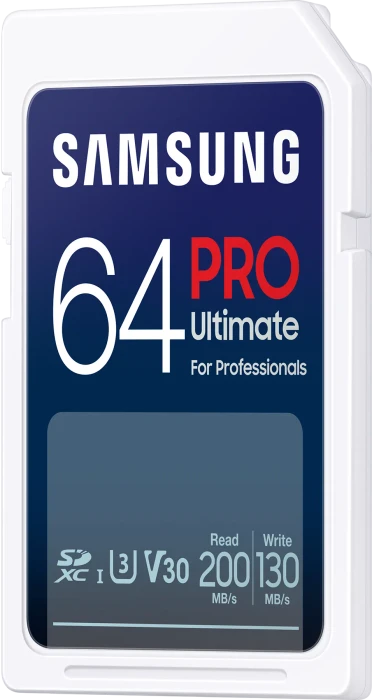 Samsung PRO Ultimate R200/W130 64GB, UHS-I U3, Class 10