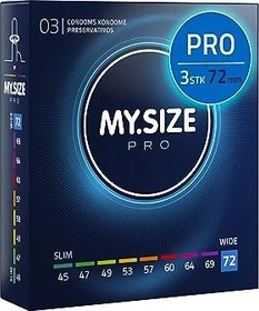 My.Size Pro 72mm, 3 Stück