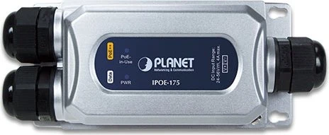 Planet Industrial Wallmount 2.5G PoE-Injektor, 2x RJ-45, 30W PoE++