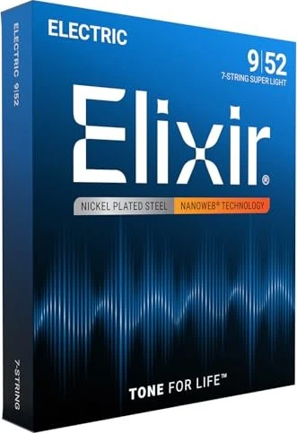 Elixir Electric Nanoweb 7-String Super Light