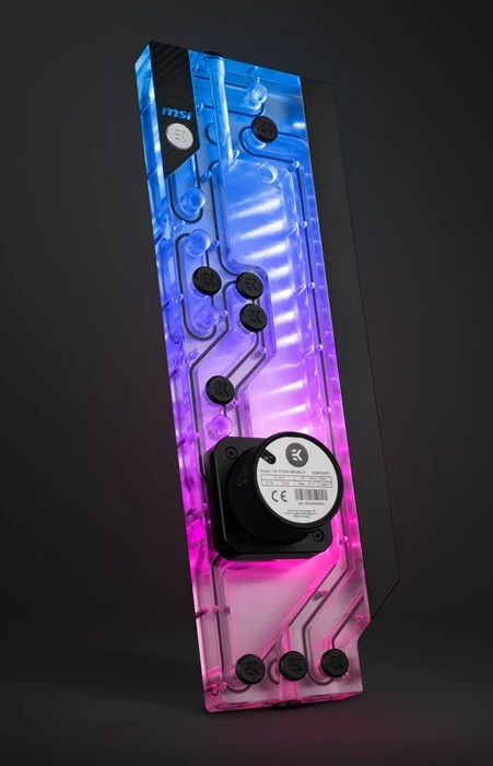 EK Water Blocks Quantum Line EK-Quantum Reflection² MEG Prospect 700R D-RGB, Verteilerplatte mit Pumpe, Acryl