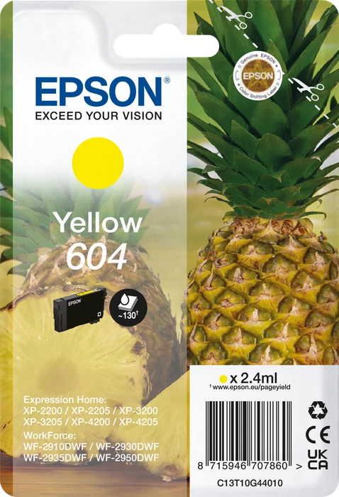 Epson Tinte 604 gelb