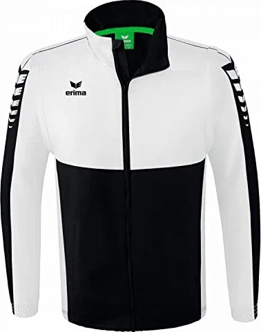 Erima Six Wings mit abnehmbaren Ärmeln Trainingsjacke schwarz/weiß (Herren)