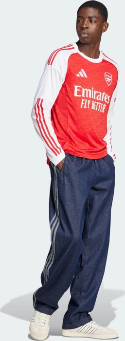 adidas FC Arsenal 2025/2026 Heimtrikot langarm better scarlet/white (Herren)