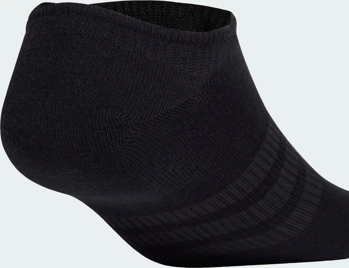 adidas Thin and Light No-Show Socken medium grey heather/white/black, 3 Paare