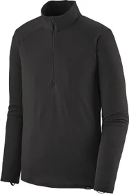 Patagonia Capilene Thermal Weight Zip-Neck Funktionsshirt langarm schwarz (Herren)