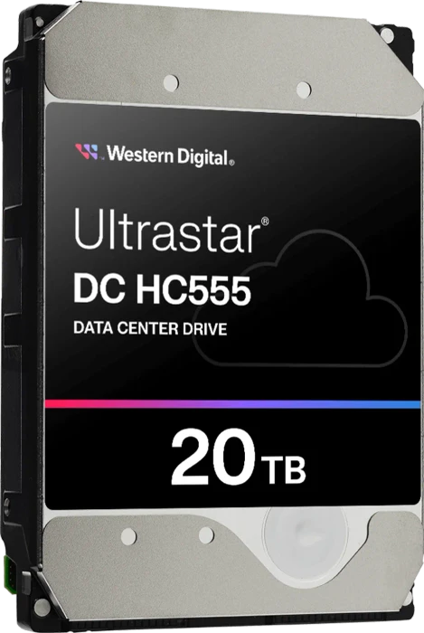 Western Digital Ultrastar DC HC555 20TB, SE, 24/7, 512e / 3.5" / SAS 12Gb/s