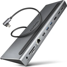 Axagon 11in1 Hub, USB-C 3.0 [Buchse] (HMC-4KX3)
