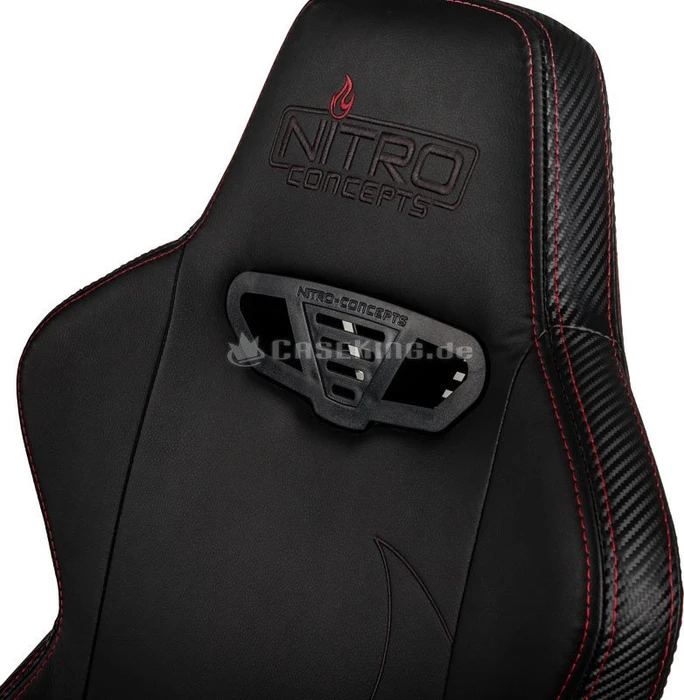 Nitro Concepts S300 EX Stealth Carbon Black Bürostuhl, schwarz
