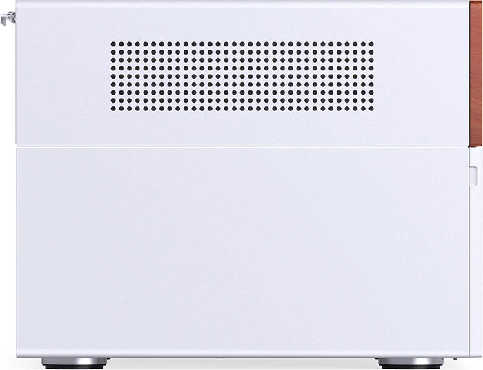Jonsbo N4 White, weiß/braun
