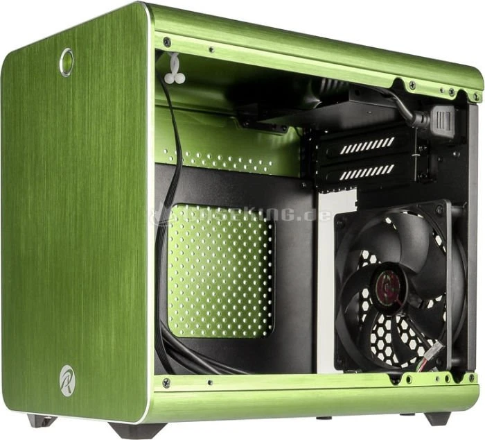 Raijintek Metis grün, Acrylfenster, Mini-ITX
