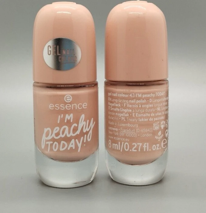 Essence gel nail colour Nagellack 43 i'm peachy today!, 8ml