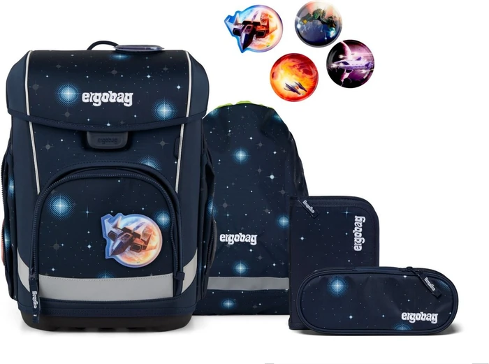 Ergobag Cubo Light 2026 Schultaschen-Set, 5-tlg.