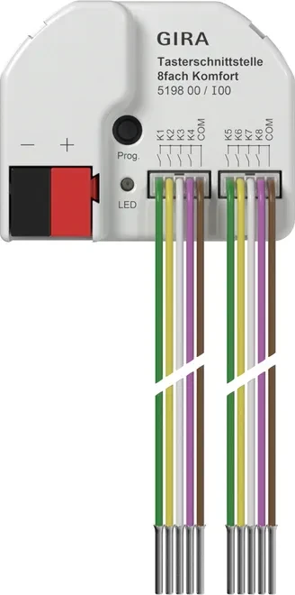 Gira KNX Taster-Schnittstelle Komfort 8-fach, Unterputz