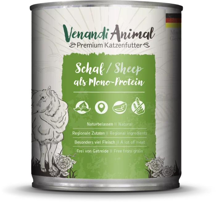 Venandi Animal Schaf als Monoprotein, 800g