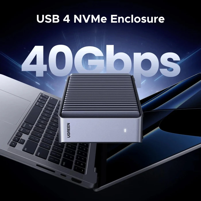Ugreen M.2 NVMe SSD Enclosure 40Gbps, USB4