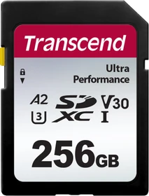 Transcend 340S R160/W90 256GB, UHS-I U3, A2, Class 10