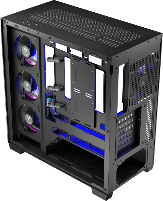 Modecom Volcano Stellar ARGB 5F Black, Glasfenster