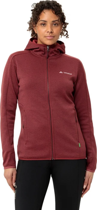 Vaude Valsorda Fleece Hoodie Funktionsjacke dark oak (Damen)