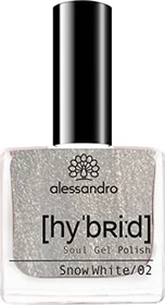 Alessandro Hybrid Soul Gel Nagellack 723 snow white, 8ml