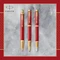 Parker IM Premium red lacquer/gold trim, rechte Hand, fein, Geschenkbox Vorschaubild