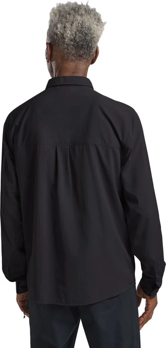 Jack Wolfskin Sierra Canyon Hemd langarm schwarz (Herren)