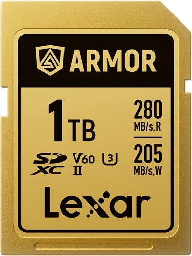 Lexar Armor Gold R280/W205 1TB, UHS-II U3, Class 10