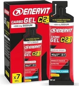 Enervit C2:1 Pro Carbo Gel Neutral Sodium 420ml (7x 60ml)