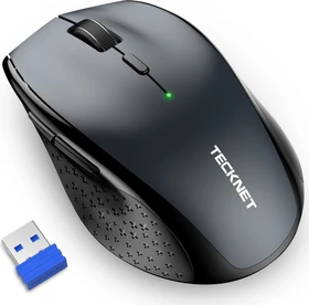 TeckNet Classic 2.4G Wireless, grau, USB (M002-Grey)