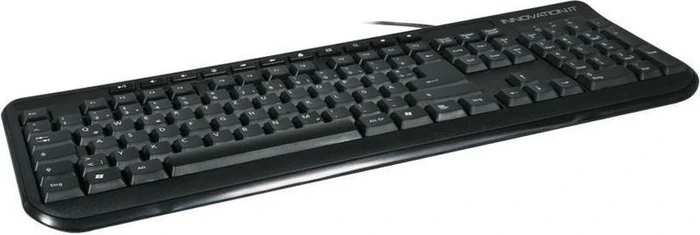 Innovation IT Multimedia Keyboard, schwarz, USB, DE