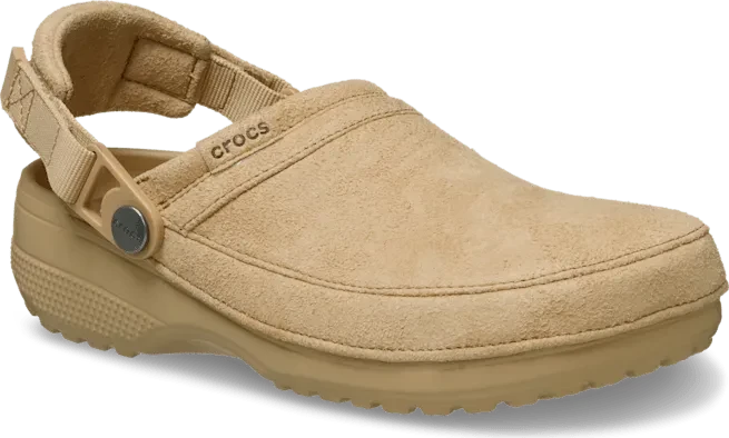Crocs Classic Crafted Vegan Suede Clog cashew