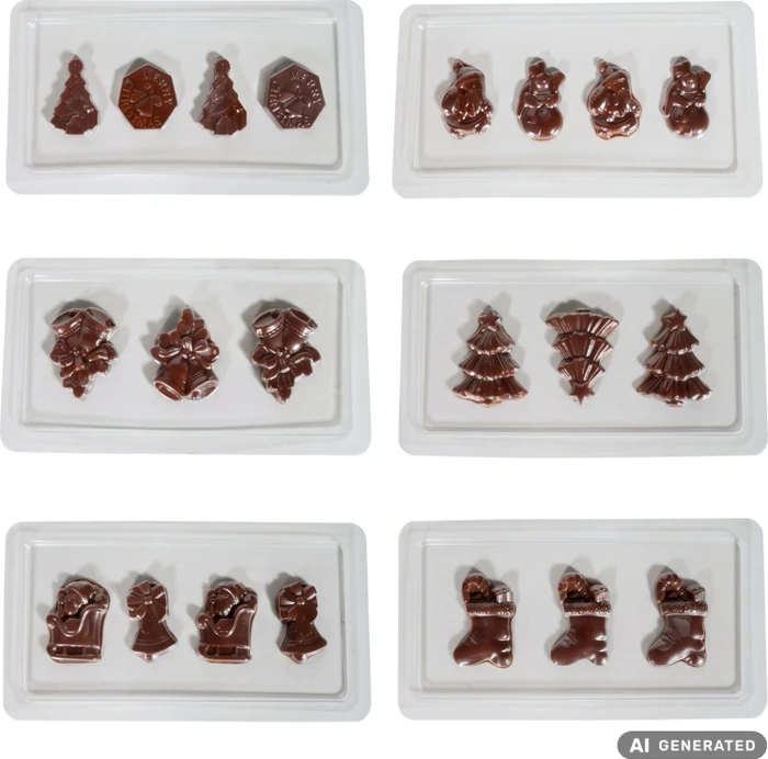 Unold 4866799 Chocolatier Schokoladenfondue Weihnachtsedition
