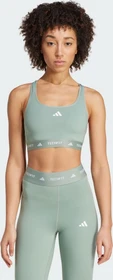 adidas Techfit Sport-BH silver green (Damen)
