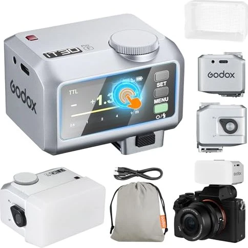 Godox iT30Pro F Mini Blitz für Fujifilm silber