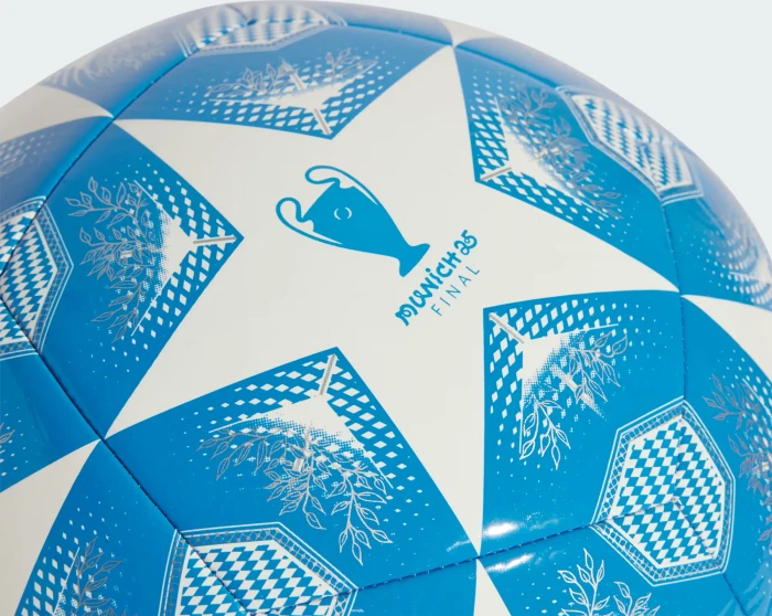 adidas UCL 2024/2025 Knockout Phase Club Fußball bright blue/white/silver metallic