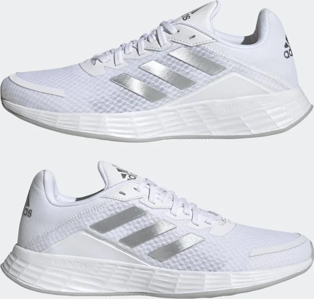 adidas Duramo SL cloud white/matte silver/grey two (Damen)