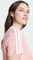 adidas Loungewear Essentials Slim 3 Streifen T-Shirt kurzarm semi pink spark/white (Damen) Vorschaubild