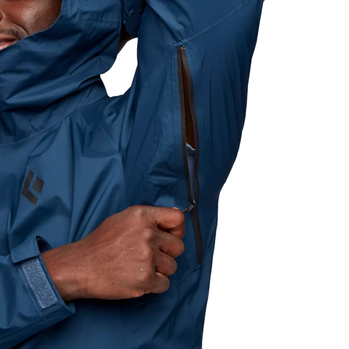 Black Diamond StormLine Stretch Rain Shell Funktionsjacke indigo (Herren)