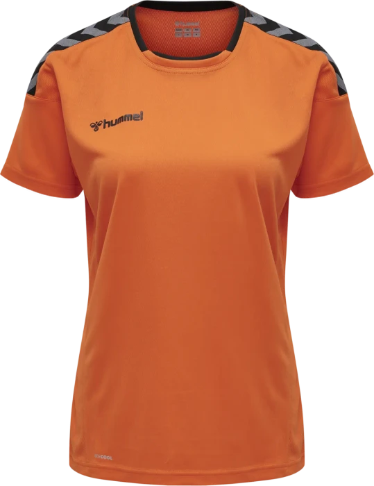hummel Authentic Poly Jersey Funktionsshirt kurzarm orange (Damen)