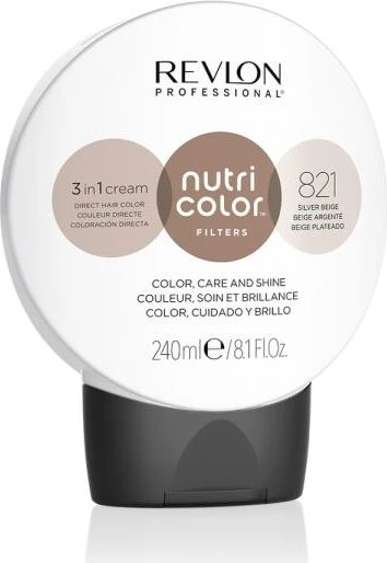 Revlon Nutri Color Filters Haartönung 821 silver beige, 240ml