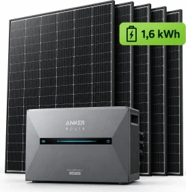 e4mobility Speicher Balkonkraftwerk 1.6 kWh Set, 1.80kWp
