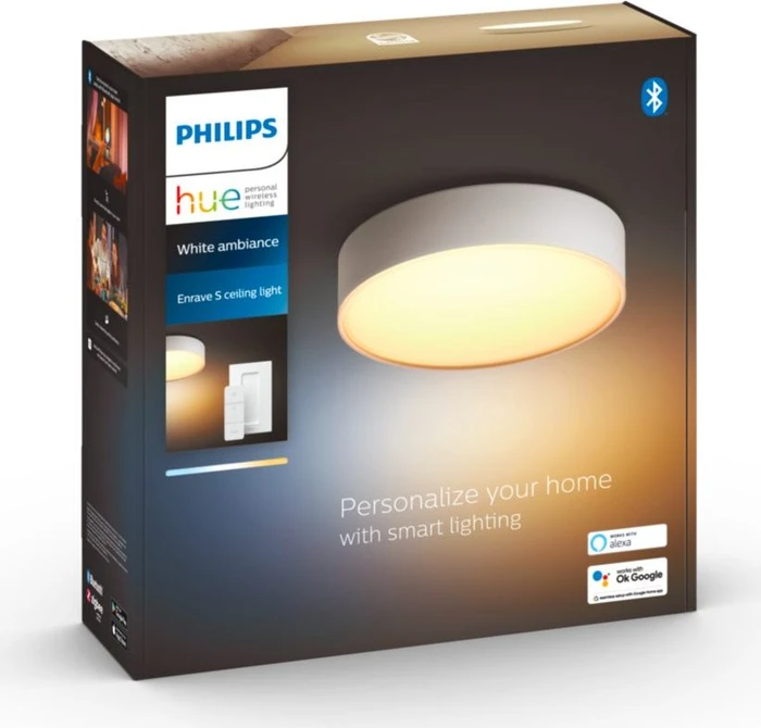 Philips Hue White Ambiance Enrave S Deckenleuchte weiß