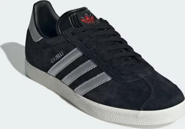 adidas Gazelle core black/silver metallic/off white (Herren)